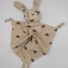 Muslin Cloth Baby Comforter Rabbit Rainbow Print. - Image 2